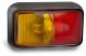LED 12-24V Red/Amber Side Marker Light To Suit Harness System 