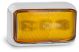 LED 12-24V Indicator/Marker Light With Chrome Bracket (Pack Of 10)