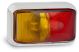 LED 12-24V Red/Amber Side Marker Light With Chrome Housing (58 X 35 X 19mm)