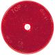 Narva 80mm Red Reflector With Central Fixing Hole (Blister Pack Of 2)