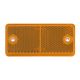 Narva 90mm X 40mm Amber Reflector With Dual Fixing Holes (Blister Pack Of 2)