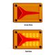 LED 12-24V Indicator Light With Diffused Tailight Function 