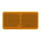 Narva 94mm X 44mm Amber Self Adhesive Reflector (Blister Pack Of 2)