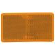 Narva 105mm X 55mm Amber Self Adhesive Reflector (Blister Pack Of 2)