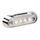 Narva 10-30V White LED Front End Outline/Courtesy Light With Chrome Hsg (Blister Pack Of 1)