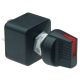Cole Hersee SPDT Off/On/On 12V Red Illuminated Rotary Switch 