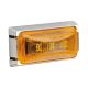Narva 12V LED Amber Marker Light Kit With Chrome Base (74 X 38 X 11.5mm)