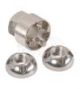 Narva M8 X 1.25 Anti Theft Lock Nut (Blister Pack Of 2) 