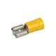 Hella Yellow 6.3mm Female Blade Crimp Terminal (Blister Pack Of 12)