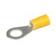 Hella Yellow 8mm Eye Crimp Terminal (Pack Of 12)