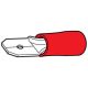 Hella Red Male Blade Crimp Terminal (Pack Of 100)