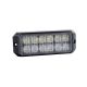 Narva 12-24V Low Profile High Powered Amber/White LED Warning Light With Multiple Flash Patterns (132 X 49 X 19mm)