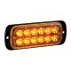 Narva 12-24V Low Profile Amber LED Warning Light With 25 Flash Patterns 