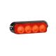 Narva 12-24V High Powered Red LED Warning Light With Multiple Flash Patterns (124 X 45 X 33mm)