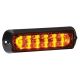 Narva 12-24V High Powered LED Warning Light With Multiple Flash Patterns (139 X 37 X 28mm)
