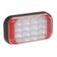 Narva 9-33V High Powered Red LED Warning Light With 5 Flash Patterns And Fitted Deutsch Connector 