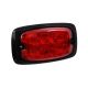 Narva 12-24V High Output Red LED Warning Light With 16 Flash Patterns (122 X 70 X 22mm) 