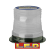 Narva 12-48V Clear LED Sonically Sealed Strobe Round Flange Base