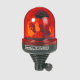 Narva Hi Optics 12-24V Red Pole Mount Rotating Beacon