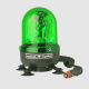 Narva 12/24V Green Hi Optics Baby Magnetic Base Rotating Beacon