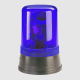 Narva 12-24V Blue Hi Optics Rotating Beacon Flange Base