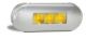 LED 12-24V Amber Side Marker Light With Stainless Steel Bezel (86 X 31 X 10mm) 