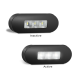 LED 12-24V White Front End Outline Marker Light With Black Bezel (Blister Pack Of 1) 