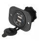 Q-LED Flush Mount Twin USB Power Adaptor  