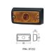 Narva Amber Side Marker Light With Rubber Housing