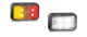 LED 12-24V Amber/Red Side Marker Light(Pack Of 10)