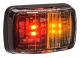 Narva 12V Red/Amber LED Side Marker Light With Clear Lens (57 X 35 X 21mm) 
