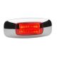 Narva 9-33V Red LED Rear End Outline Marker Light With Chrome Cover 