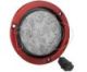 LED 12V Reverse Light With Red Reflector Flange (139 X 21mm Round)