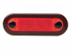 Hella 24V Wide Rim Red LED Courtesy Light (84 X 29 X 20mm)
