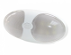 Hella 12-24V White LED Oval Interior Light (140 X 65 X 32mm)