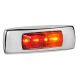 NARVA 9-33V RED/AMBER LED SIDE MARKER LIGHT WITH CHROME COVER (PACK OF 10)