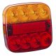 LED 12V Combination Tailight (107 X 107 X 23mm)  
