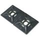 Quikcrimp 19mm X 19mm Black Adhesive Cable Tie Mount (Pack Of 100)