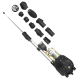 Aerpro Universal Automatic Aerial With 11 Head Adaptors 