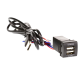 Aerpro Dual USB Charge & Sync To Suit Toyota  