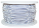 10mm White/Blue Fleck Shock Cord (Reel Of 100m) 