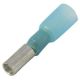 Bellanco Blue 4mm Female Bullet Adhesive Lined Heatshrink Terminal (Pack Of 50) 