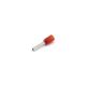 Utilux Red (1mm² X 6mm) Bootlace Terminal (Pack Of 100) 