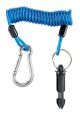 Breaksafe Breakaway Blue Coil Cable With Pin  
