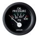 Pricol 12V 0-100 PSI Electric Oil Pressure Gauge With Black Bezel