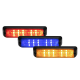 Code 3 12-24V 18 LED Red/Blue/Amber Warning Light (163 X 38 X 30mm) 