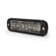 CODE 3 12-24V RED/BLUE SURFACE MOUNT WARNING LIGHT (121 x 36 x 9mm)