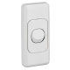 White 1 Gang Architrave Switch