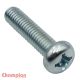 CHAMPION M6 X 16mm PHILLIPS PAN HEAD MACHINE SCREW (PACK OF 100)