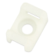 Carroll  Heavy Duty Screw Mount Black Cable Tie Mount (Pack Of 100) 